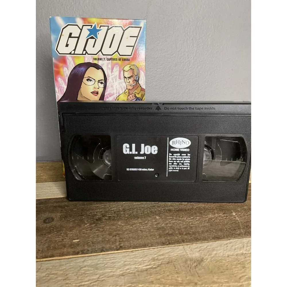 G.I. JOE VOLUME 7: CAPTIVES OF COBRA VHS VIDEO VTG 1980s CARTOON